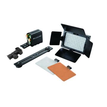 Falcon Eyes LED Lamp Set Dimbaar DV-96V-K1 op Batterij