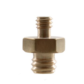 StudioKing Spigot Verloopnippel MC-1060 1/4" Male 3/8" Male