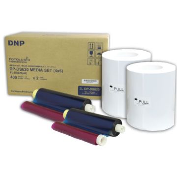 DNP Papier DM46620 2 Rol à 400 St. 10x15 voor DS620