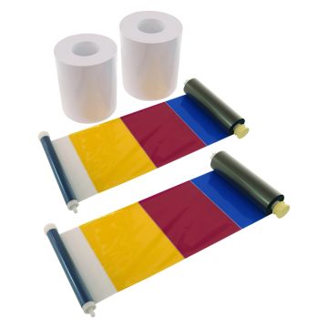 DNP Papier 2 Rol à 400 St. 10x15 Geperforeerd op 10x10 cm voor DS620