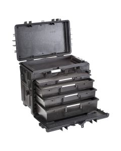 Explorer Cases 5140 Trolley Zwart met Plukschuim Lades