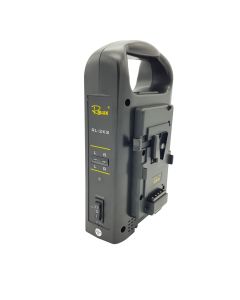 Rolux Dubbele Acculader RL-2KS voor V-Mount Accu