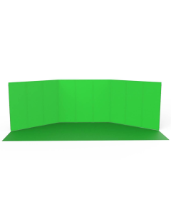 StudioKing Panoramische Achtergrond Green Screen FSF-240900PT 240x900cm