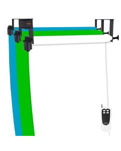 StudioKing Achtergrond Systeem Elektrisch B-3WE voor 3 Rollen