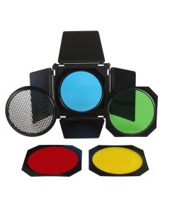 StudioKing Kleppenset SK-BD95 voor 9,5 cm Studioflitsers