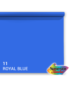 Superior Achtergrondpapier 11 Royal Blue Chroma Key 2,72 x 11m