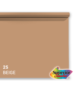 Superior Achtergrondpapier 25 Beige 2,72 x 11m