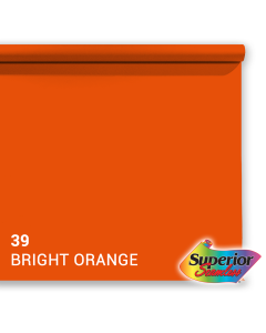 Superior Achtergrondpapier 39 Bright Orange 2,72 x 11m