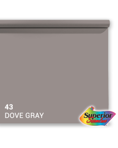Superior Achtergrondpapier 43 Dove Grey 2,72 x 11m