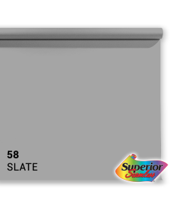 Superior Achtergrondpapier 58 Slate Grey 2,72 x 25m