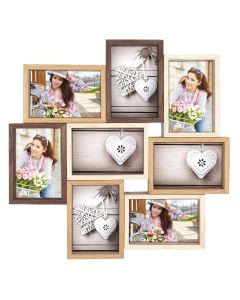 Zep Houten Collage Fotolijst TY013 Montreaux voor 8 Foto's