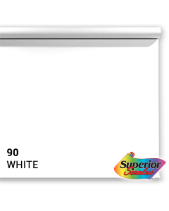 Superior Achtergrondpapier 90 White 3,56 x 15m
